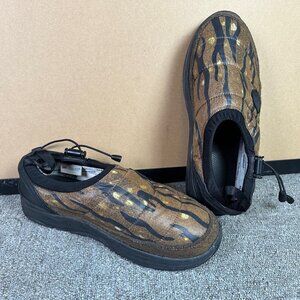 Suicoke x Moncler Pepper Loafer in Brown Camo Puffer Apres Ski Shoe Mens EU 43
